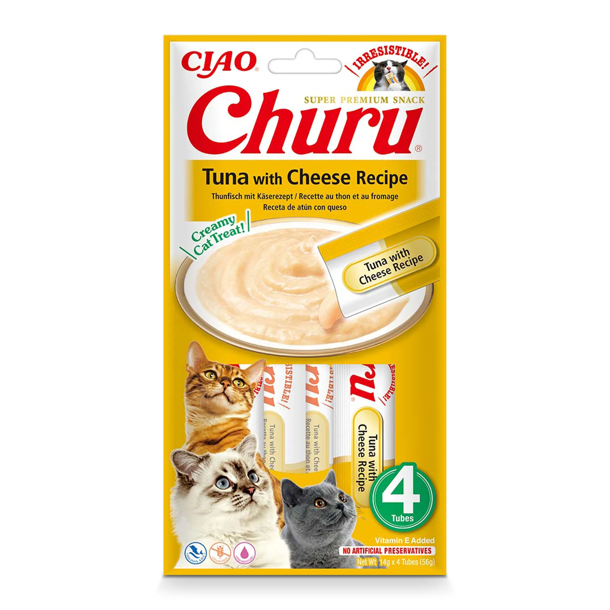 Churu Cat Receta de Atún con Queso