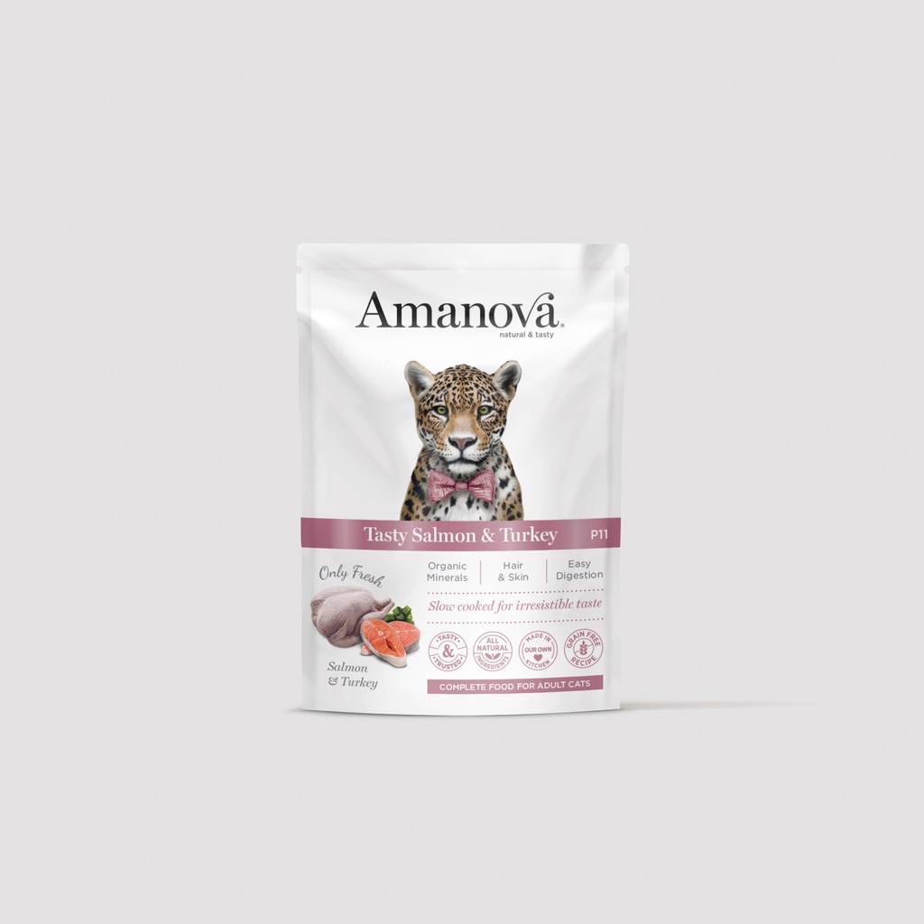 Amanova P11 Adult Cat Salmon&Turkey