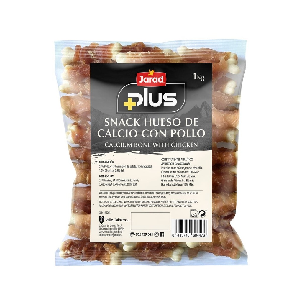 Jarad Plus Snacks Perros Huesos De Calcio Con Pollo