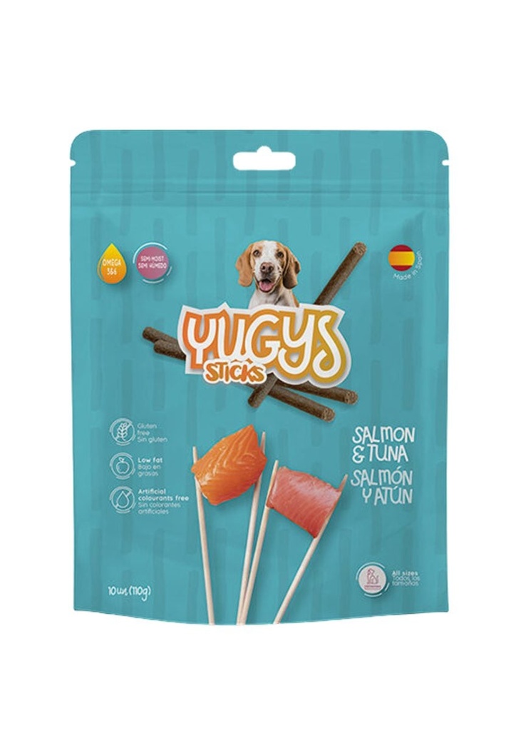 Yugys Sticks Perros Salmón Y Atún