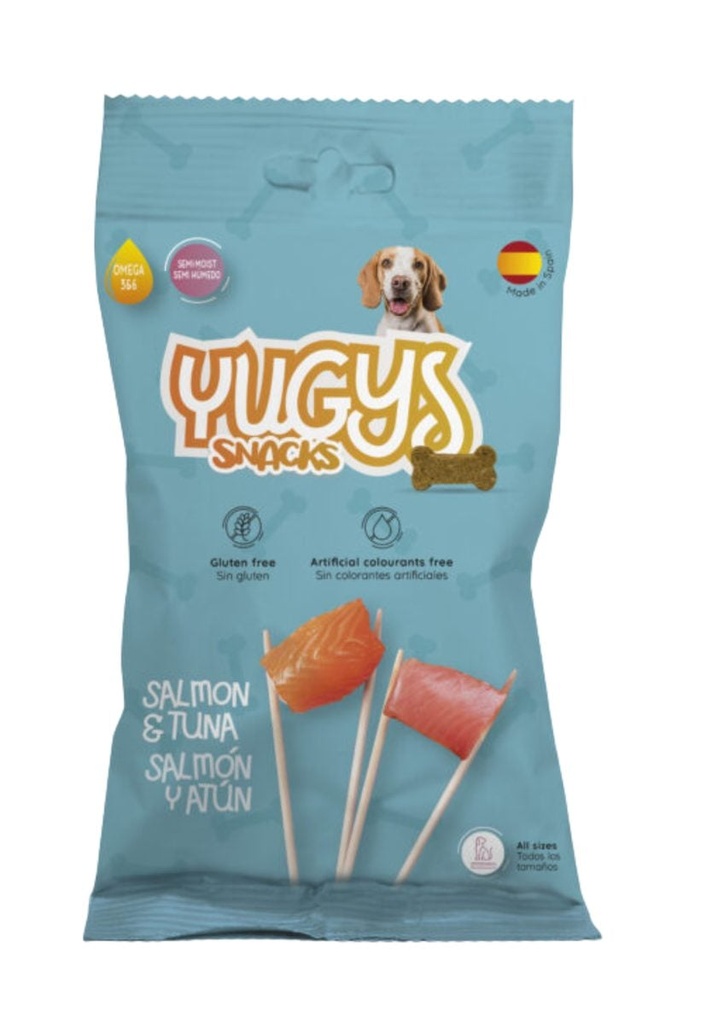 Yugys Snacks Perros Salmón Y Atún