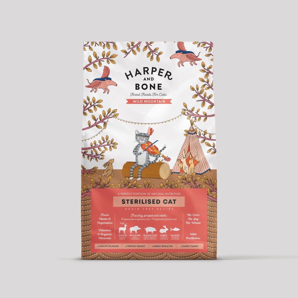Harper & Bone Sterilised cat - Wild Mountain
