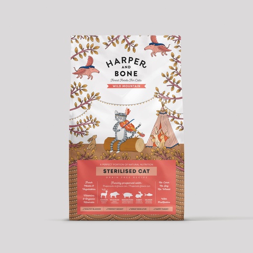 Harper & Bone Sterilised cat - Wild Mountain