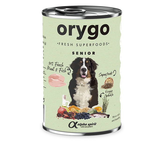 Orygo - Paté Pollo Con Legumbres para Perros Senior
